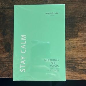 #Give Them Lala, Stay Calm Soothjng Sheet Masks